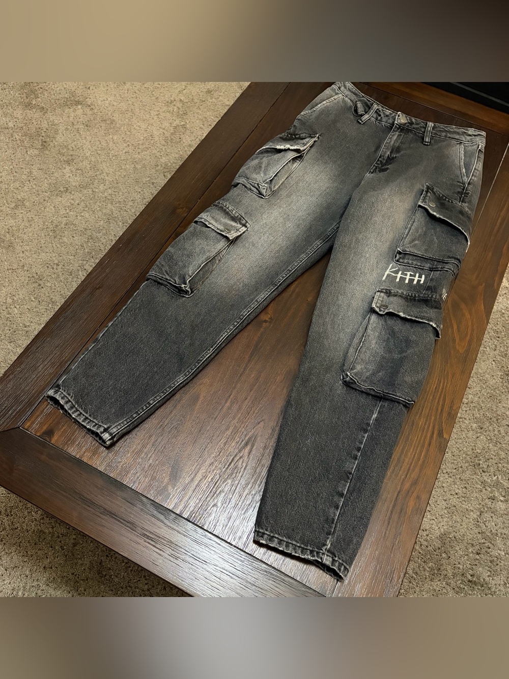 Kith x Ksubi Chlo Cargo Jeans Black - Picture 7 of 11